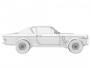 fiat 2300 s coupe 1961 Model 3D