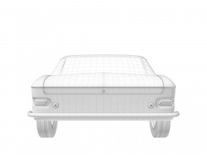 fiat 2300 s coupe 1961 Model 3D
