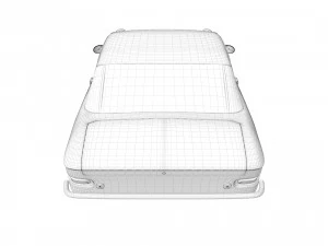 fiat 2300 s coupe 1961 3D Model