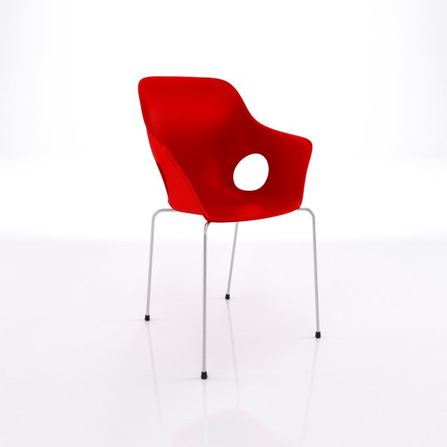 Modern chair 3D Model .c4d .max .obj .3ds .fbx .stl .blend 