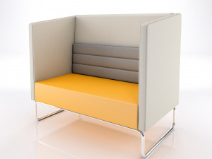 Modern office sofa Model 3D