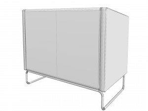 Modern office sofa Model 3D