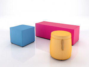 Modern sitting Modello 3D