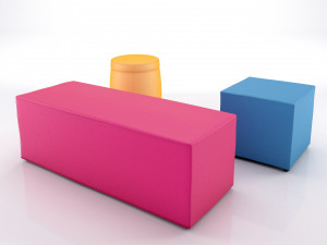 Modern sitting Modello 3D