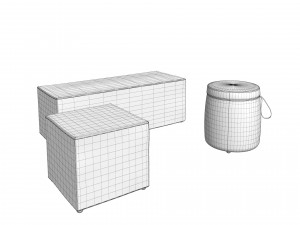 Modern sitting Modello 3D