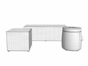 Modern sitting Modello 3D