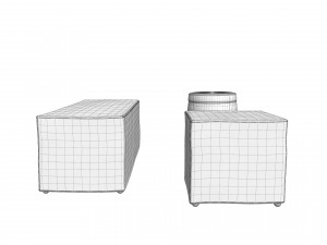 Modern sitting Modello 3D