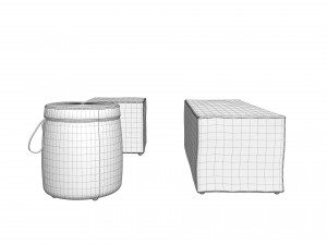Modern sitting Modello 3D