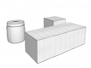 Modern sitting Modello 3D