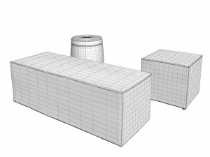 Modern sitting Modello 3D