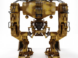 Robot excavator dirty Modelo 3D