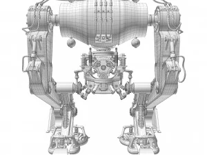 Robot excavator dirty 3D Model