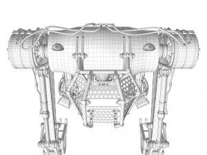Robot excavator dirty Modelo 3D