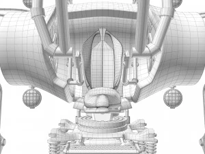 Robot excavator dirty 3D Model
