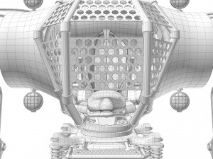 Robot excavator dirty Modelo 3D