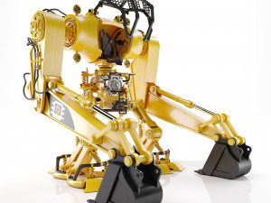 Robot excavator 3D 模型