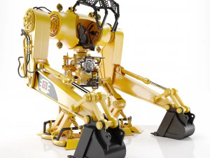 Robot escavatore Modello 3D