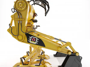 Koparka robota Model 3D