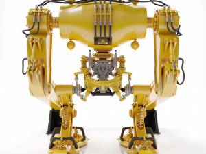 Robot excavator Modello 3D