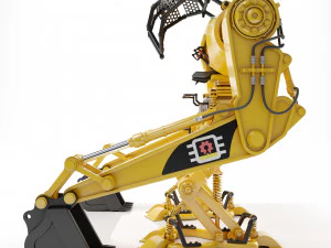 Koparka robota Model 3D