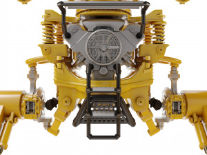 Robot excavator Modello 3D