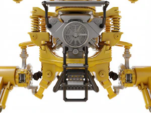 Koparka robota Model 3D