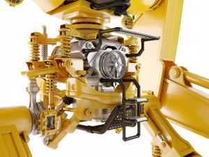 Robot excavator Modello 3D