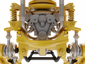 Robot excavator Modello 3D