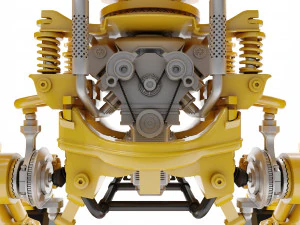 Koparka robota Model 3D