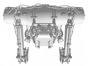 Koparka robota Model 3D