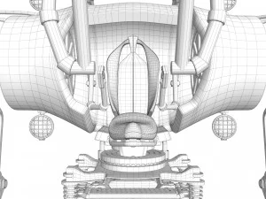 Koparka robota Model 3D
