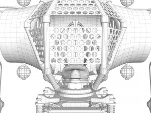 Robot excavator Modello 3D