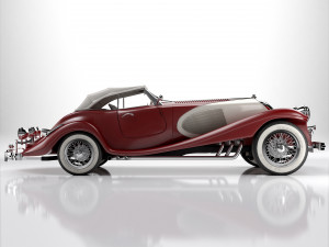 Classic Old Car 3D Model