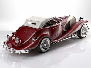 Classic Old Car 3D Model