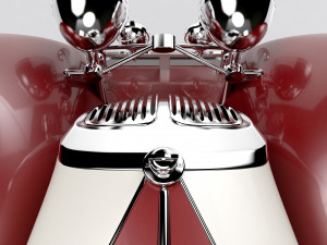 Classic Old Car 3D Model