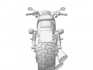 Harley davidson v-rod 3D Model