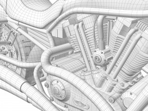 Harley davidson v-rod 3D 모델