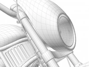 Harley davidson v-rod 3D Model