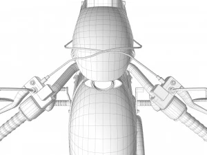 Harley davidson v-rod 3D Model