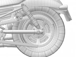 Harley davidson v-rod 3D Model