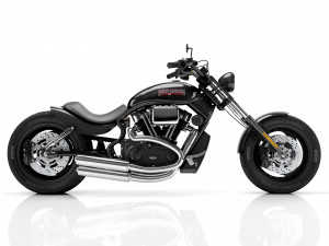 Harley davidson custom Model 3D