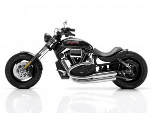 Harley davidson custom Model 3D