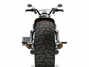 Harley davidson custom Model 3D