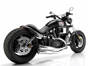 Harley davidson custom Model 3D