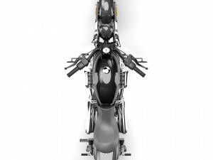 Harley davidson custom Model 3D