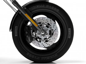 Harley davidson custom Model 3D