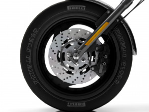 Harley davidson custom Model 3D