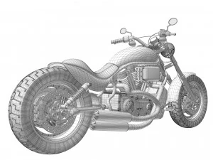 Personalizzata Harley-Davidson Modello 3D