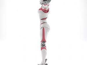 Female android Modelo 3D