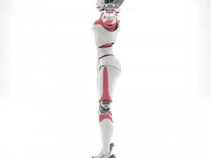 Female android 3D Model